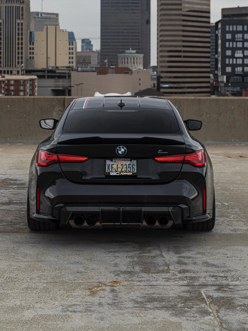 BMW G22 G82 4 Series PSM Highkick Spoiler - Carbon Fiber / Gloss Black