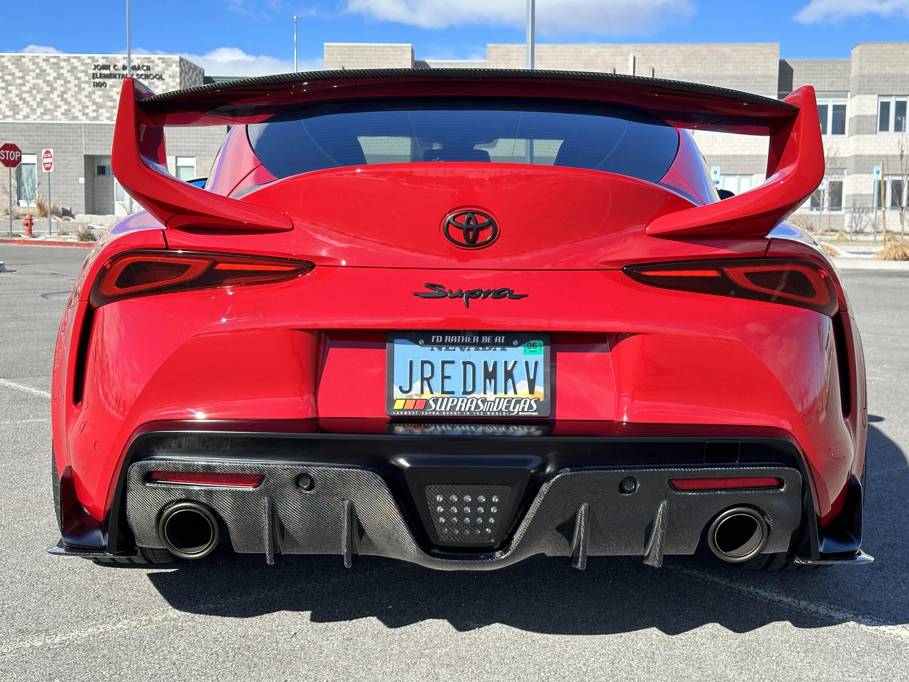 Toyota Supra 2019+ A90 A91 MK5 Carbon Fiber Rear Bumper Diffuser
