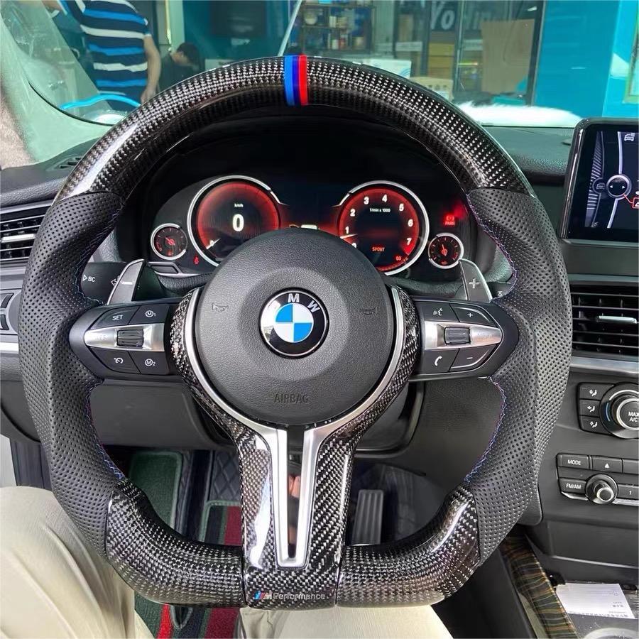 BMW F30/F80 X5/X6 + Carbon Steering Wheel - LED/No LED