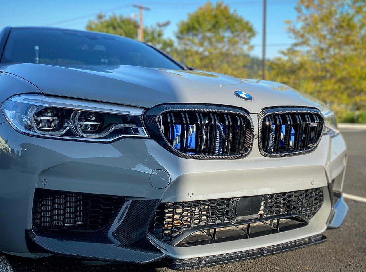 BMW M5 F90 Slat Grilles - Carbon Fiber (Pre LCI + LCI)
