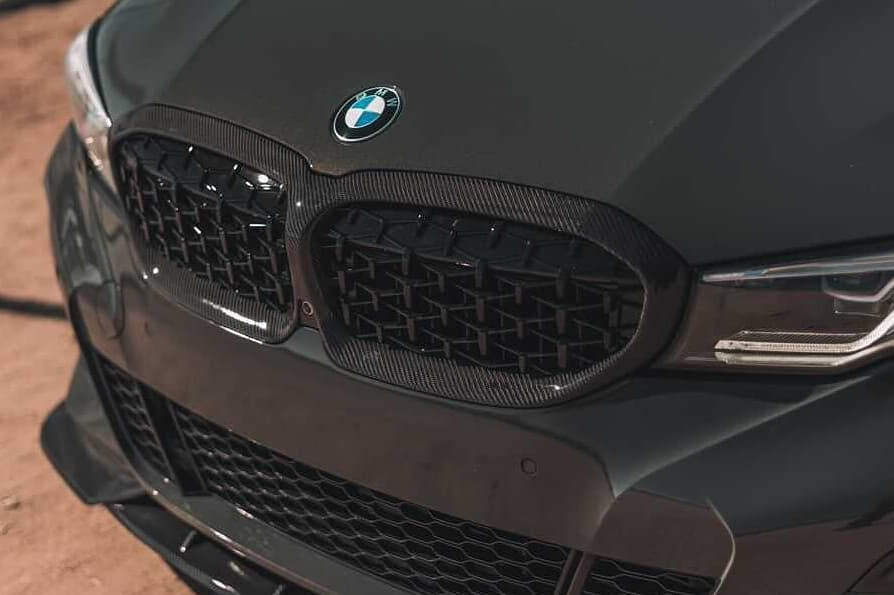 BMW G20 3 Series - Carbon Fiber Front Kidney Grilles
