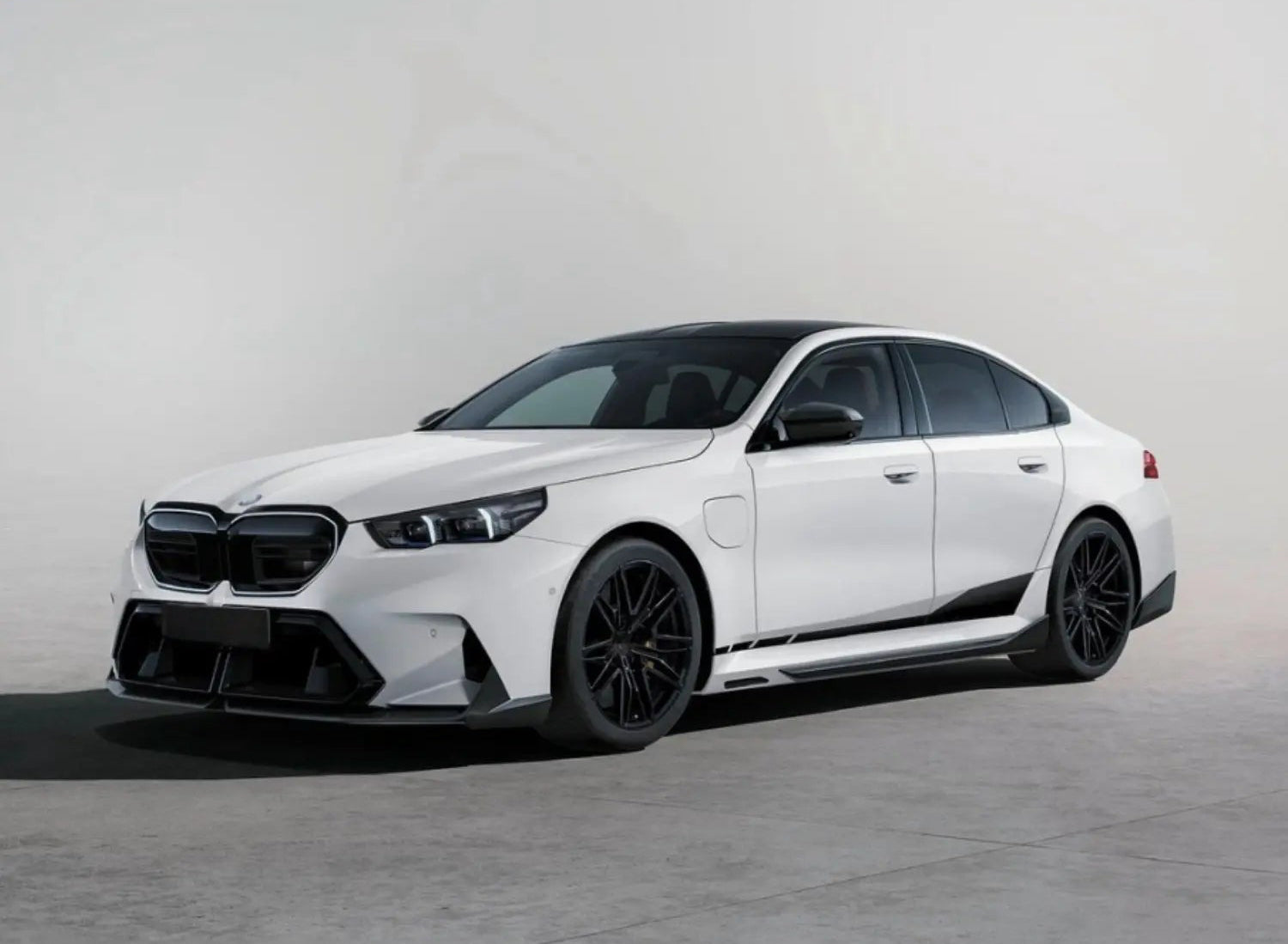 BMW M Performance 5 Series G90 / G99 M5 Carbon Side Skirts - Carbon Fiber / Gloss Black