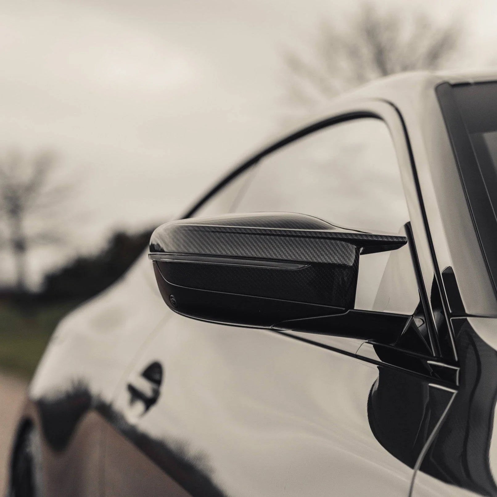 BMW G20 GT Mirror Caps - Carbon Fiber / Gloss Black