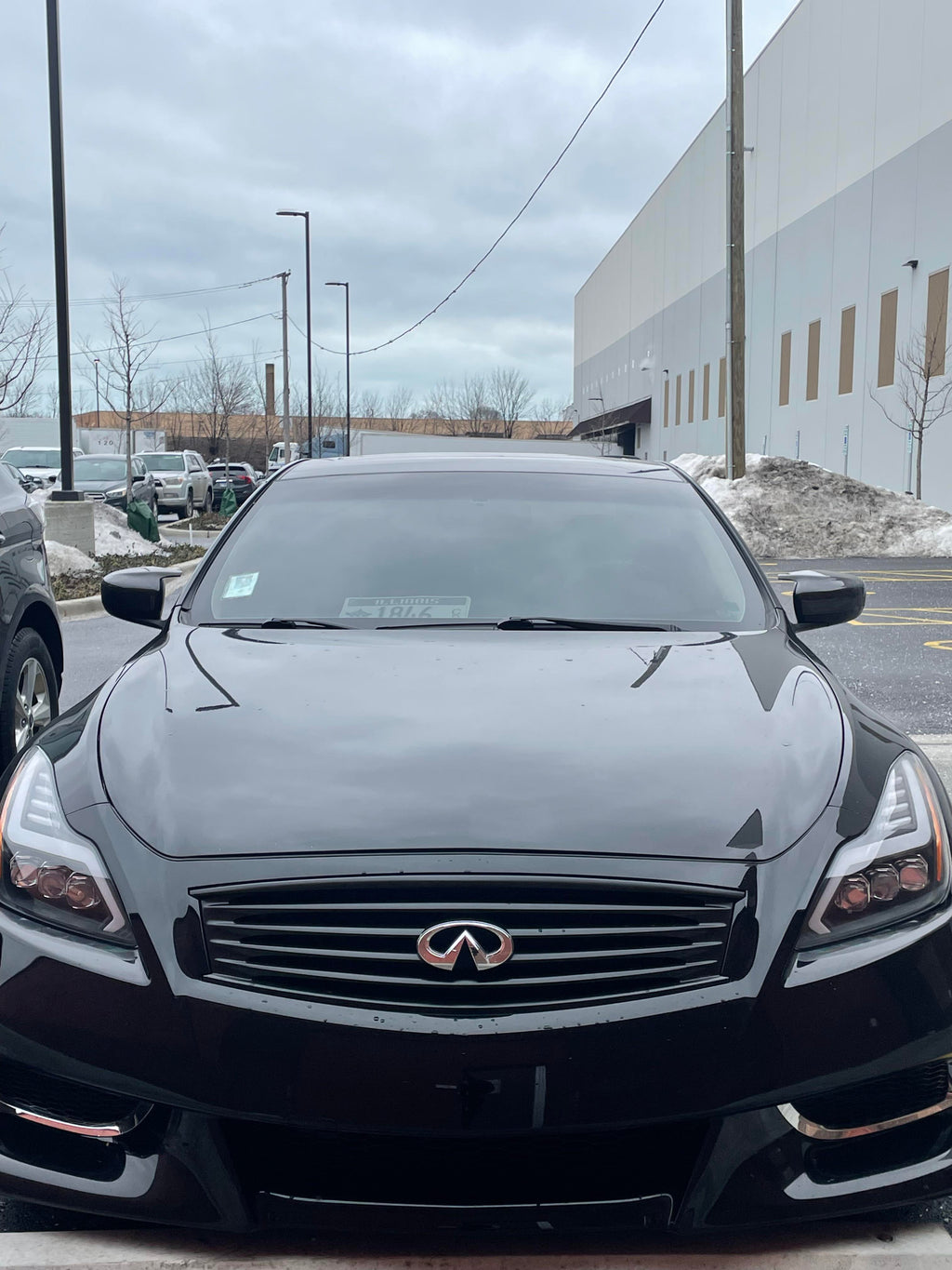 Infiniti G37 Mirror Caps - Coupe/Sedan Carbon Fiber / Honeycomb / Gloss Black