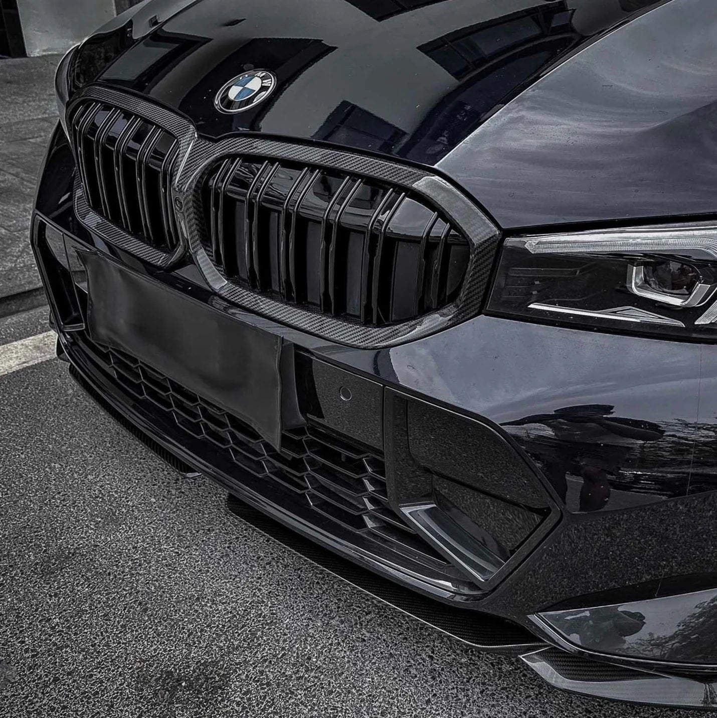 BMW G20 3 Series - Carbon Fiber Front Kidney Grilles