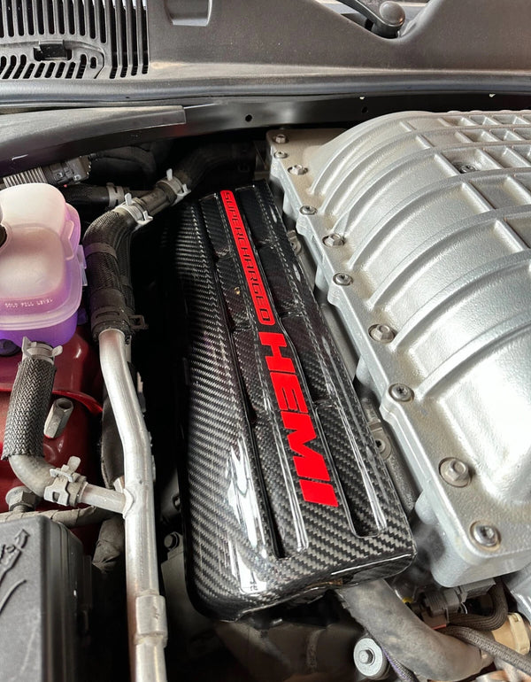 CarbonSpecs™ SRT 6.2L Carbon Fiber Hemi Plate Engine Covers