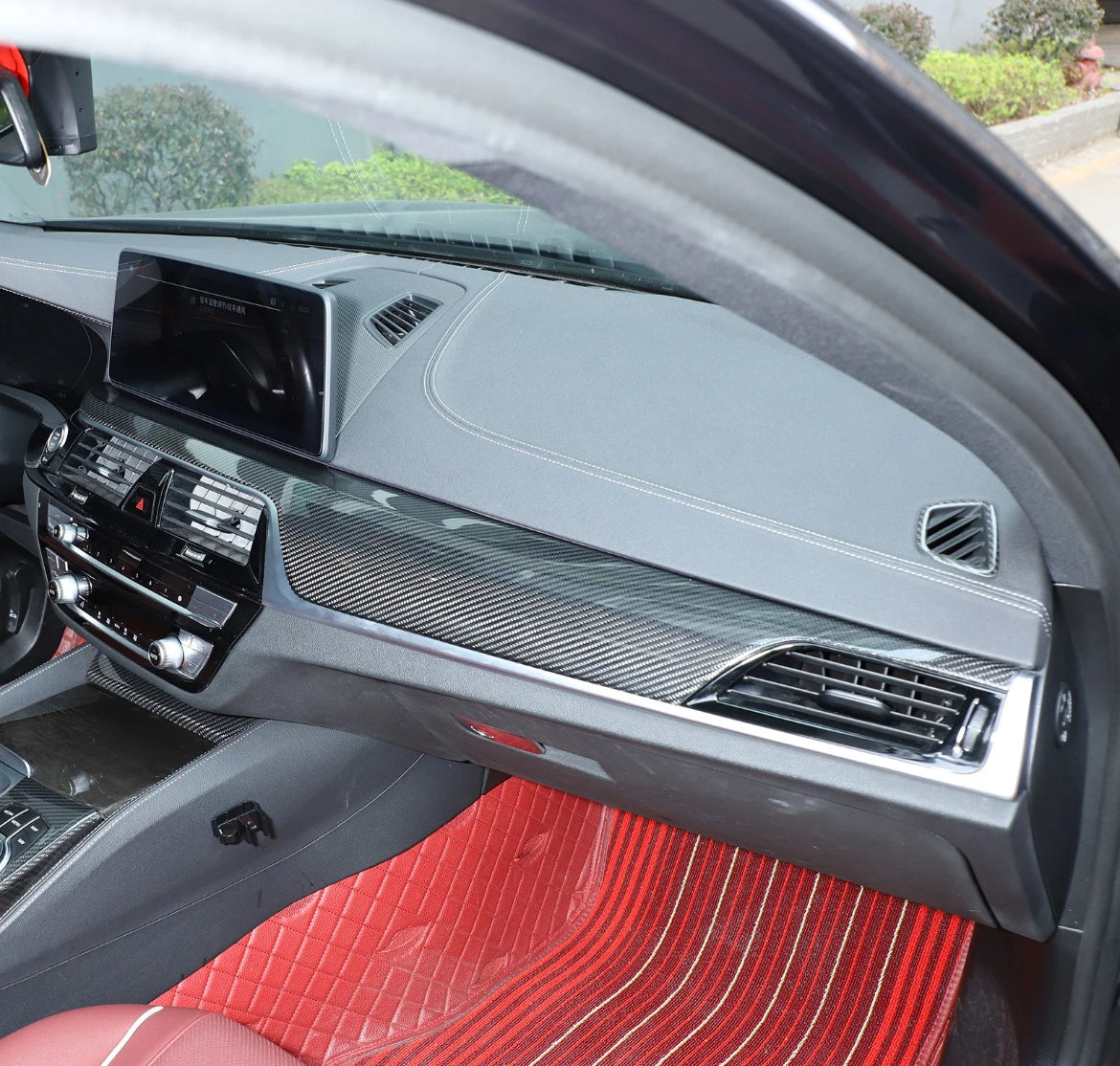 BMW 5 Series G30 G38 M5 F90 2017-23 Carbon Fiber Dash Panel