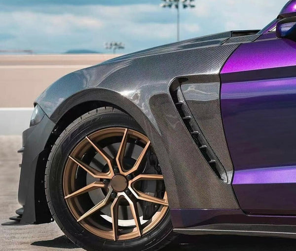 2018-2023 Ford Mustang GT Carbon Fiber Fenders - Pair
