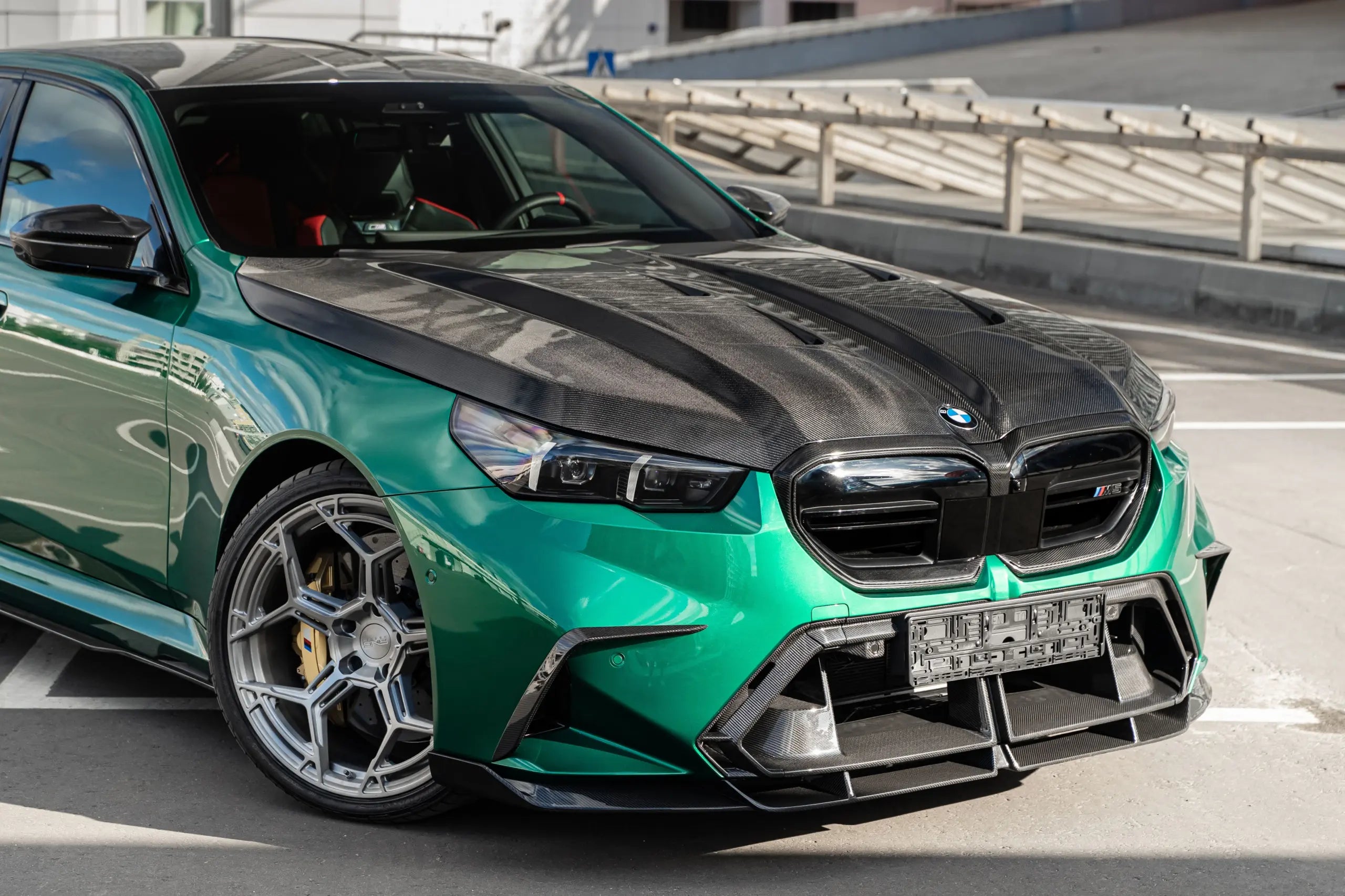 BMW 5 Series M5 G90 / G99 Full Carbon Fiber Grille Trim