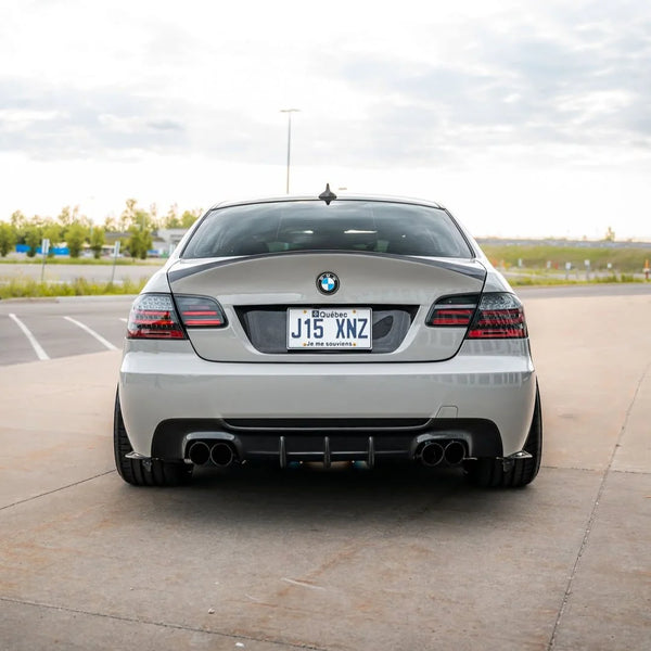 BMW E90/E92 3 Series Carbon Fiber Rear Bumper Diffuser