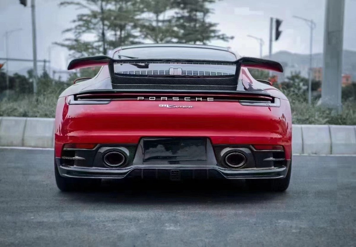 Porsche 911 992 Carrera GT3 Wing Trunk Spoiler - Carbon Fiber