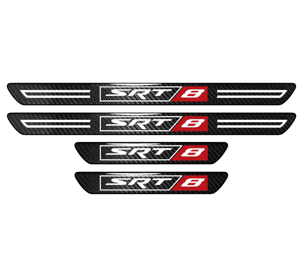 Dodge Carbon Fiber Kick Plates - Charger / Challenger / SRT / RT / Scatpack / Durango / SRT8