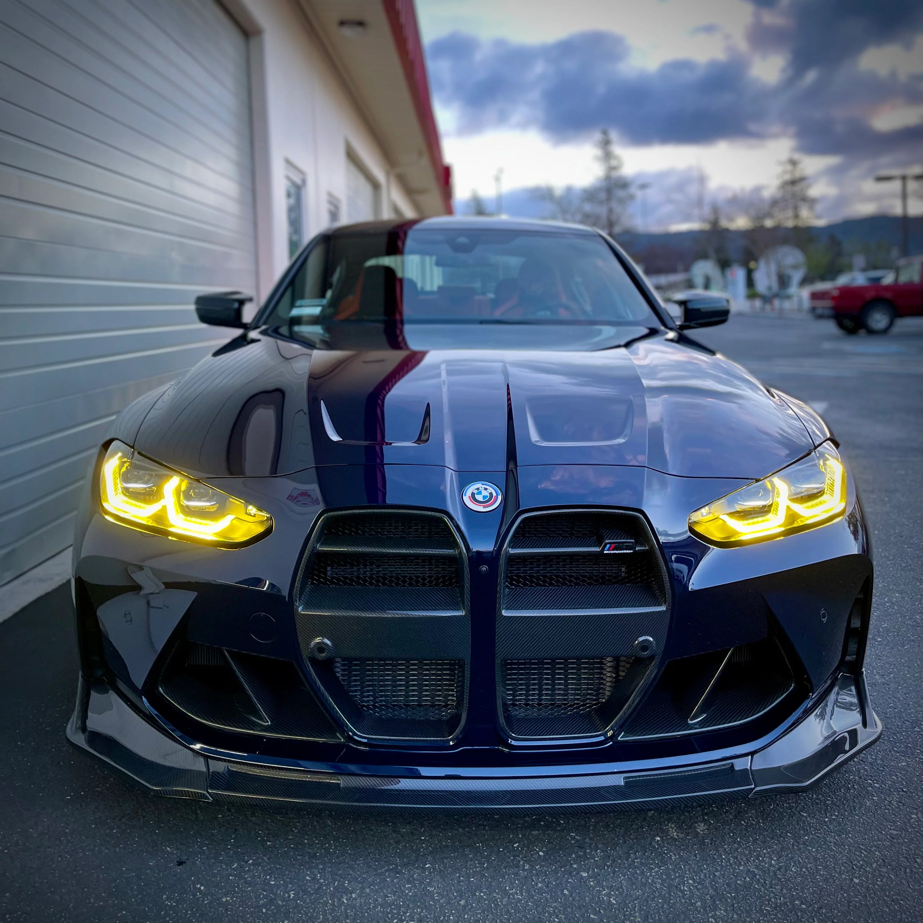 2019+ BMW G80/G82 Carbon Fiber Front Grill Replacement - V2 / CSL