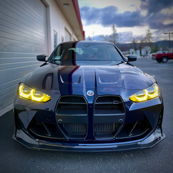 2019+ BMW G80/G82 Carbon Fiber Front Grill Replacement - V2 / CSL