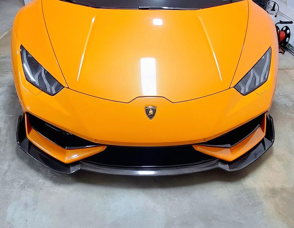 Lamborghini Huracan RZ Carbon Fiber Front Bumper Lip
