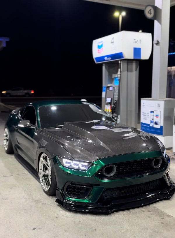 2015-2017 Ford Mustang VS Cowl Hood - Carbon Fiber