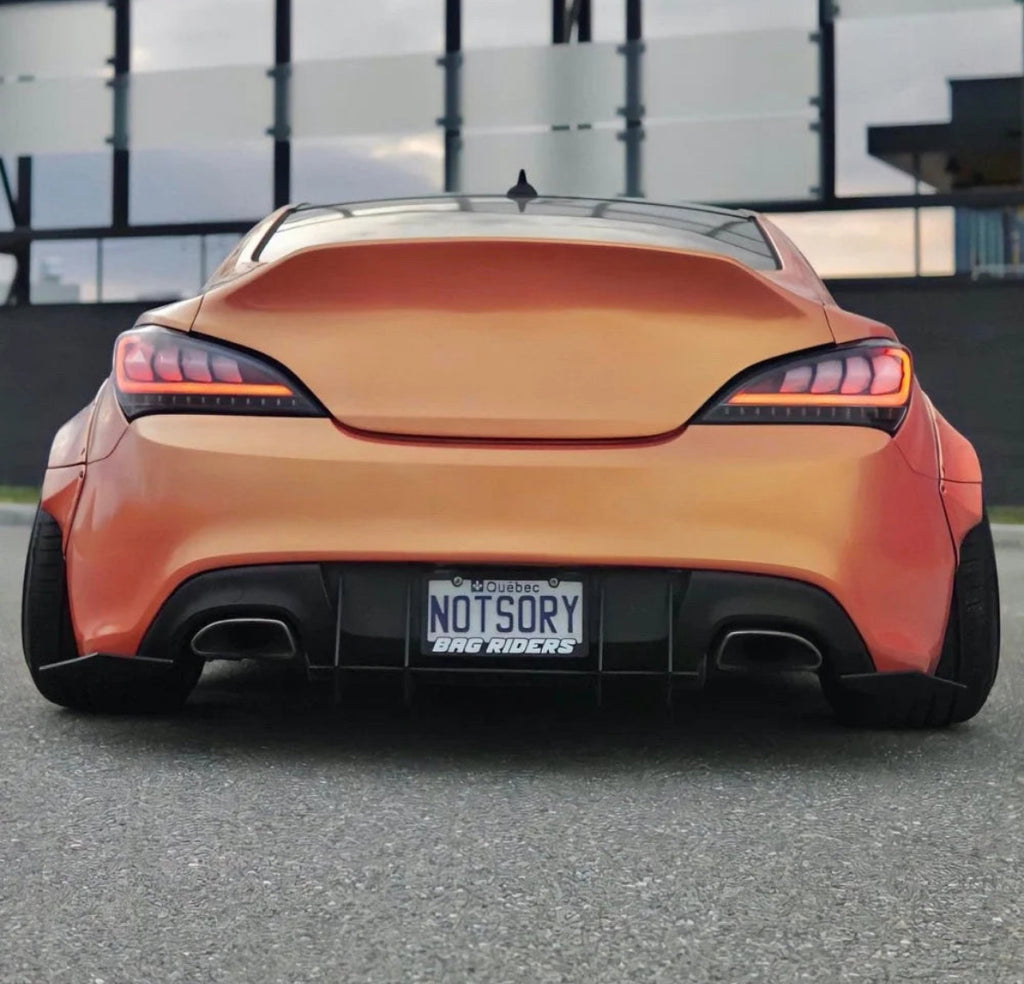 Hyundai Genesis Coupe BK1 2009-2016 VSpec Rear Bumper Diffuser