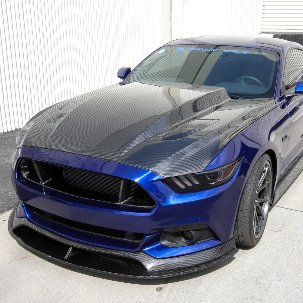 2015-2017 Ford Mustang VS Cowl Hood - Carbon Fiber