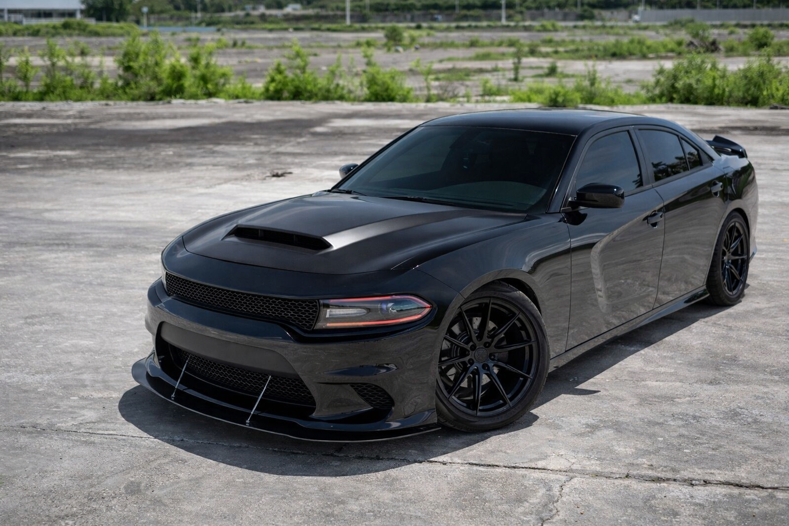 Dodge Charger 2016+ Demon Carbon Fiber Vented Cowl Hood
