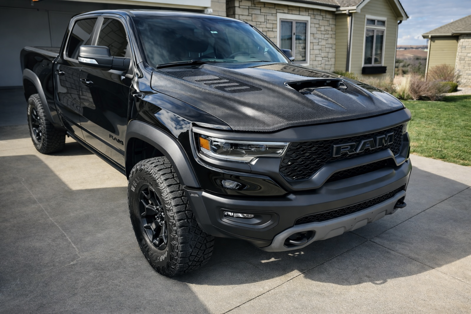 2021-2024 Dodge Ram 1500 TRX - Carbon Front Bonnet Hood